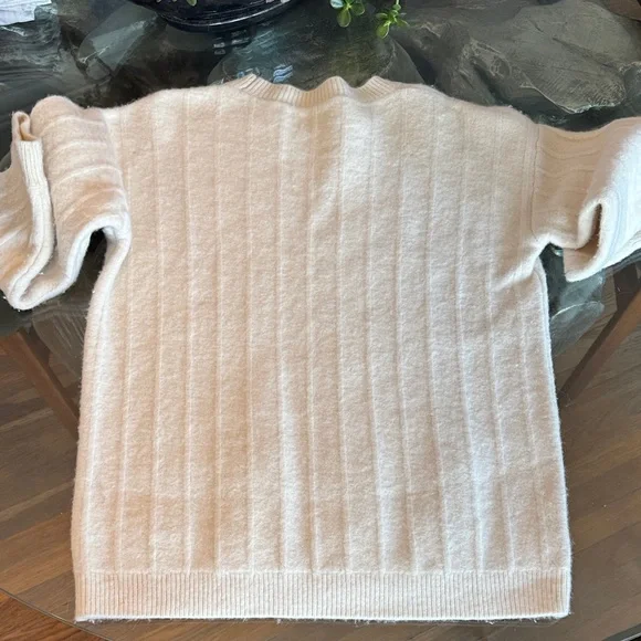 Reformation Ivory Long Sleeve Sweater - Picture 8 of 12